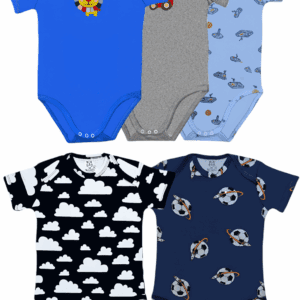 Alternative view of Pack 30 Bodys Manga Corta 100% Algodón Diseño Surtido Para (Niño) ($9500 cada pack 5)